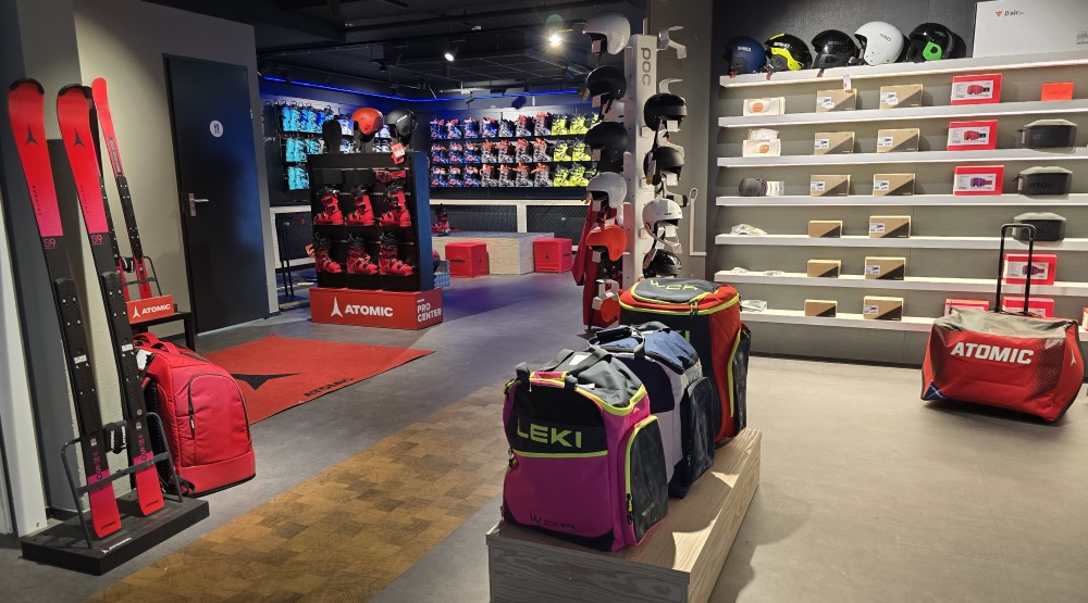 Showroom van proffesionele producten.